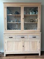 Buffetkast massief licht eikenhout, Huis en Inrichting, Kasten | Buffetkasten, Ophalen, Gebruikt, 100 tot 150 cm, 200 cm of meer