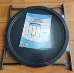 Nieuwe antraciet klaptafel Mesa Living, 45 tot 60 cm, Minder dan 55 cm, Metaal of Aluminium, Rond