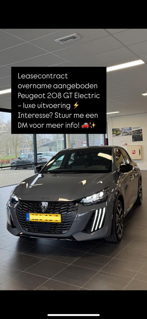 Leasecontract overname, Auto's, Peugeot, Elektrisch, Ophalen of Verzenden