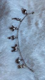 Zilveren bedelarmband, Ophalen of Verzenden, Zo goed als nieuw, Zilver