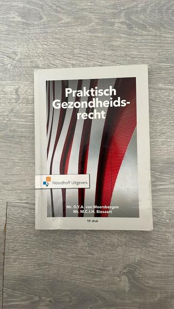 Praktisch Gezondheidsrecht 15e druk beschikbaar voor biedingen