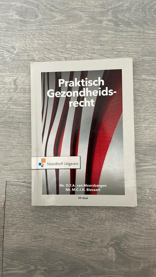 Praktisch Gezondheidsrecht 15e druk, Boeken, Studieboeken en Cursussen, Zo goed als nieuw, Ophalen of Verzenden