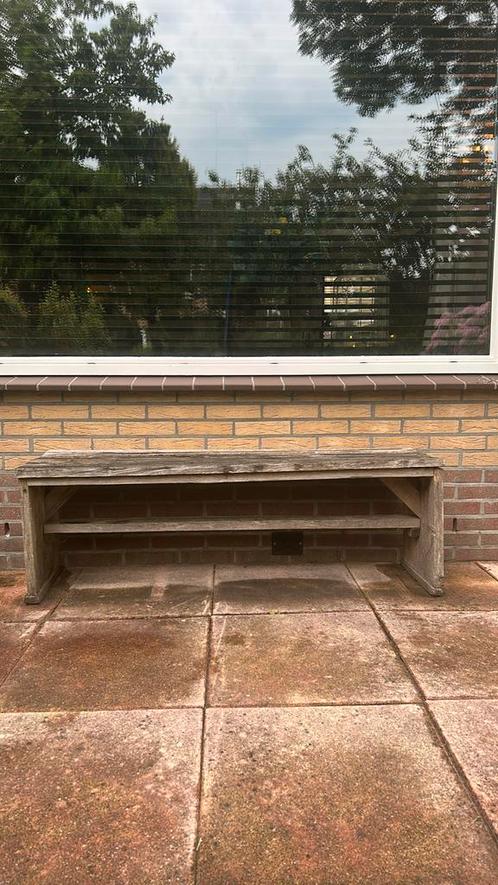 Houten tuinbank, Tuin en Terras, Tuinbanken, Zo goed als nieuw, Hout, Ophalen