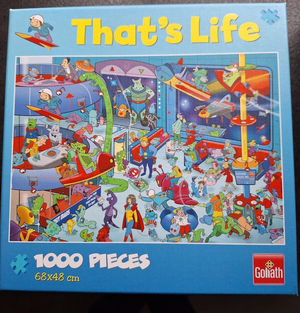 That's Life. Legpuzzels. 3 x 100 stuks, Ophalen of Verzenden, 500 t/m 1500 stukjes, Zo goed als nieuw, Legpuzzel