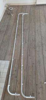 2x Gordijnrails 280cm met bocht t.e.a.b.- moet snel weg!, Ophalen, Wit, Zo goed als nieuw, 200 cm of meer