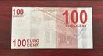 Biljet 100 euro cent, Postzegels en Munten, Bankbiljetten | Nederland, Ophalen of Verzenden, 100 gulden