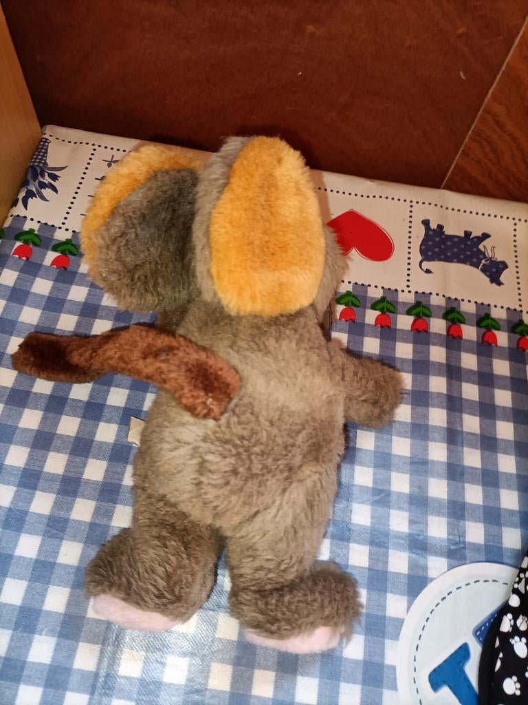 Oude Ieniemienie knuffel 22 cm groot uit 1990, Kinderen en Baby's, Speelgoed | Knuffels en Pluche, Ophalen of Verzenden, Zo goed als nieuw