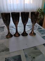 ziverkleurig Wijnbekers Set van 4, Ophalen of Verzenden