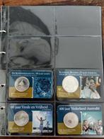 87 Coincards NL van KNM 5 en 10 Euro's UNC+BU in Luxe album, Postzegels en Munten, Munten | Nederland, Verzenden, Koningin Beatrix