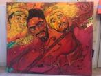 Schilderij Fernanda Laas Vintage Acryl verf., Ophalen