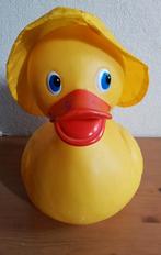 Grote gele badeend met zuidwester, Ophalen of Verzenden, Gebruikt