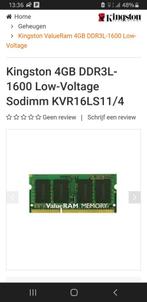 Sodimm geheugen, Computers en Software, RAM geheugen, Nieuw, Ophalen of Verzenden, Laptop, DDR4