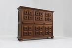 Vintage Brutalist kast, Huis en Inrichting, Kasten | Buffetkasten, Ophalen, Gebruikt, 100 tot 150 cm, Brutalist , vintage
