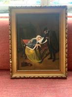 Oud Schilderij de zieke vrouw.  ( jan steen ), Antiek en Kunst, Kunst | Schilderijen | Klassiek, Ophalen of Verzenden