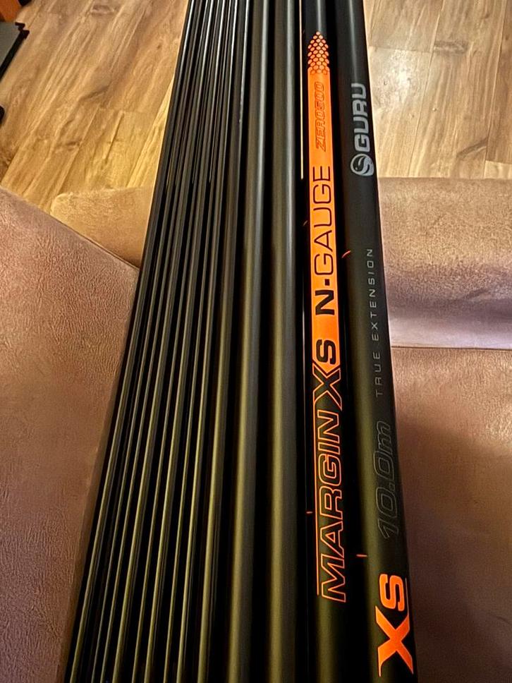 N-Gauge XS Margin ZERO500 10.0m Hengel Guru, Watersport en Boten, Hengelsport | Witvissen, Zo goed als nieuw, Vaste hengel, Ophalen