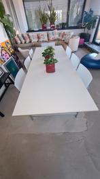 THONET moderne  eettafel inclusief 7 stoelen., Ophalen, 50 tot 100 cm, Zo goed als nieuw, Vijf personen of meer