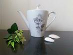 Prachtige vintage theepot Decor Black rose van Bavaria, Overige typen, Ophalen of Verzenden, Zo goed als nieuw, Effen
