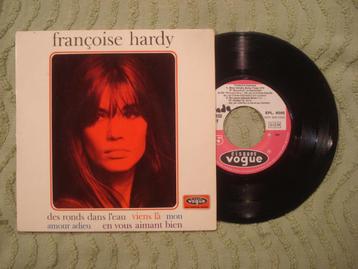 Françoise Hardy 7" Vinyl EP: Des ronds dans l’eau (Frankrijk beschikbaar voor biedingen