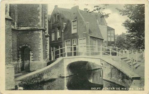 (300-451-049) Delft Achter de Nieuwe Kerk, Verzamelen, Ansichtkaarten | Nederland, Zuid-Holland, Verzenden