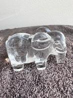 Doorzichtig olifantje beeldje, Verzamelen, Ophalen of Verzenden, Gebruikt, Dier