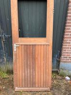 Meranti deur, Doe-het-zelf en Verbouw, Deuren en Horren, Ophalen of Verzenden, Zo goed als nieuw, Buitendeur, 200 tot 215 cm