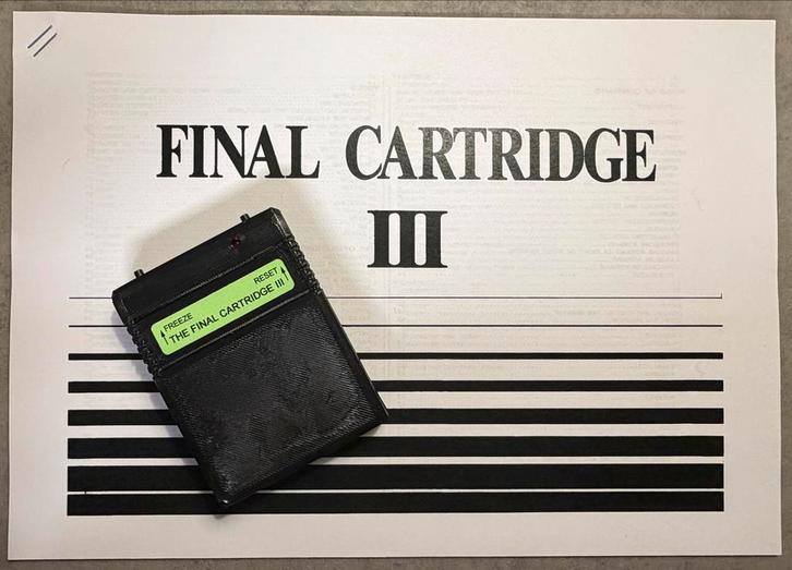 Final Cartridge III+ voor Commodore C64, Computers en Software, Vintage Computers, Ophalen of Verzenden