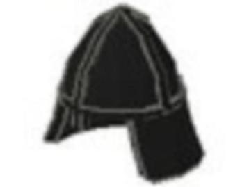 Lego Castle Helmen 2x Soldaat Helm Zwart 3844 beschikbaar voor biedingen