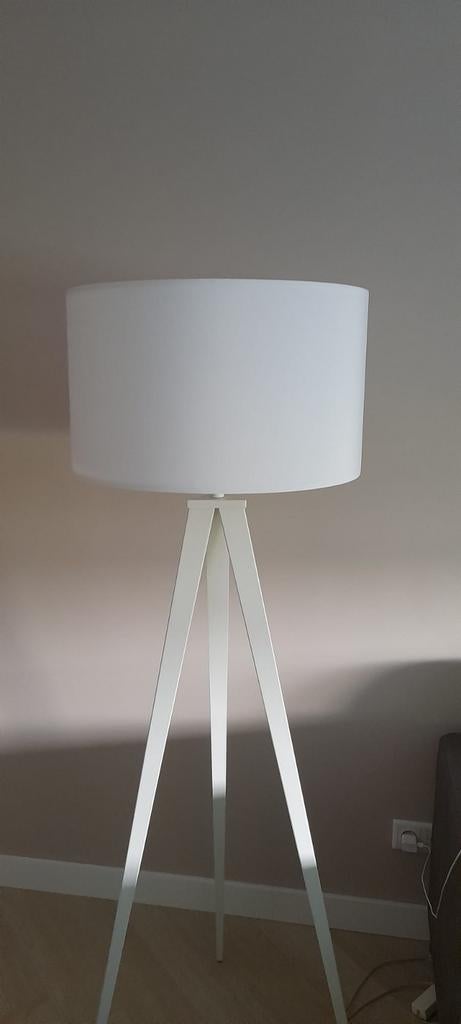 Witte lampenkap, Ophalen, Zo goed als nieuw, Minder dan 100 cm, Modern