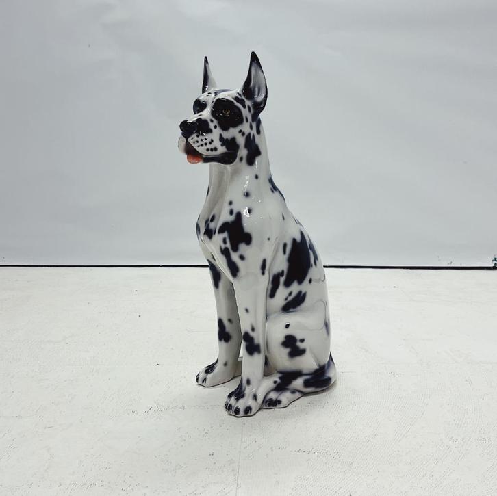 Deense Dog Keramiek, Verzamelen, Beelden en Beeldjes, Nieuw, Dier, Ophalen of Verzenden