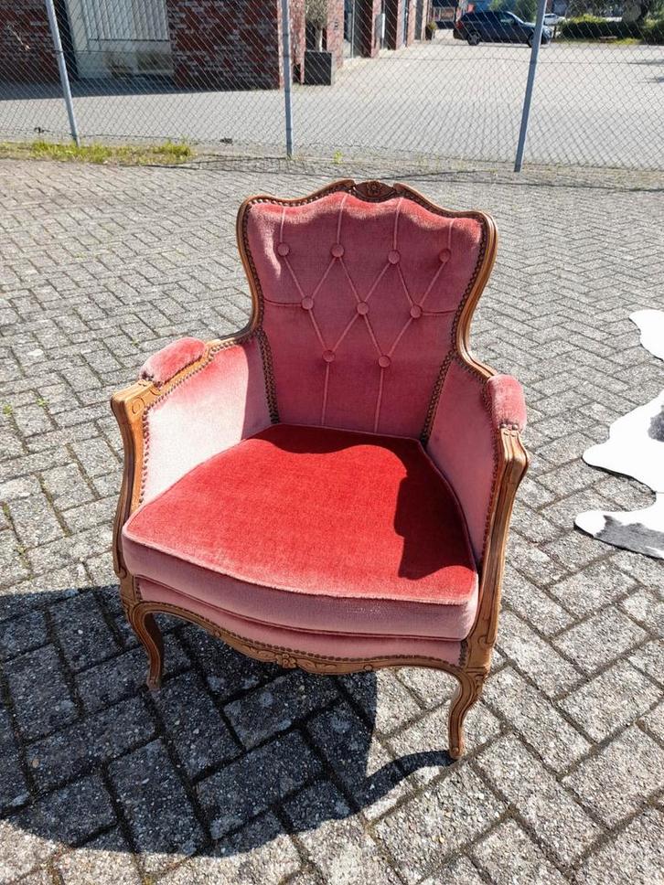 Antieke barok fauteuile nette staat, Huis en Inrichting, Fauteuils, Zo goed als nieuw, 75 tot 100 cm, Ophalen