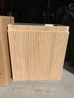 Storke Ribs zwevend wastafelonderkast 45 x 35 cm ruwe eik, Huis en Inrichting, Overige typen, Ophalen of Verzenden, Zo goed als nieuw