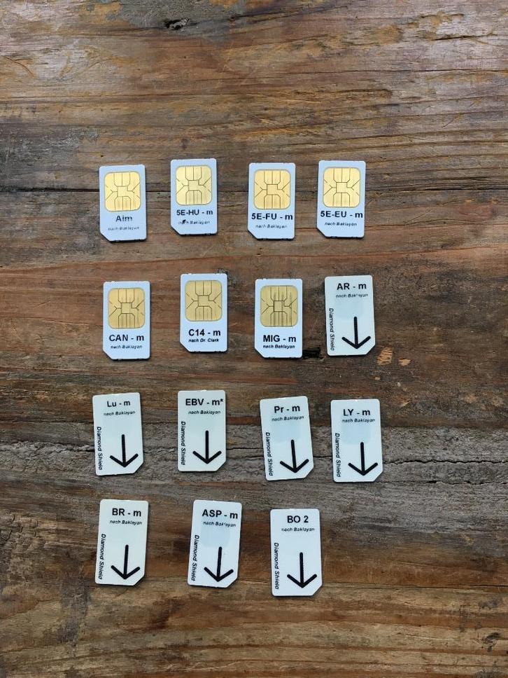 Chipkaarten voor de Diamond Shield Zapper, Sport en Fitness, Gezondheidsproducten en Wellness, Zo goed als nieuw, Overige typen