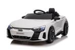 Elektrische Kinderauto 12v - Audi-RS E-Tron GT | Wit, Kinderen en Baby's, Speelgoed | Speelgoedvoertuigen, Ophalen of Verzenden