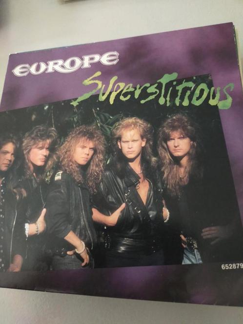 Europe , superstitious, Cd's en Dvd's, Vinyl Singles, Zo goed als nieuw, Pop, Ophalen of Verzenden
