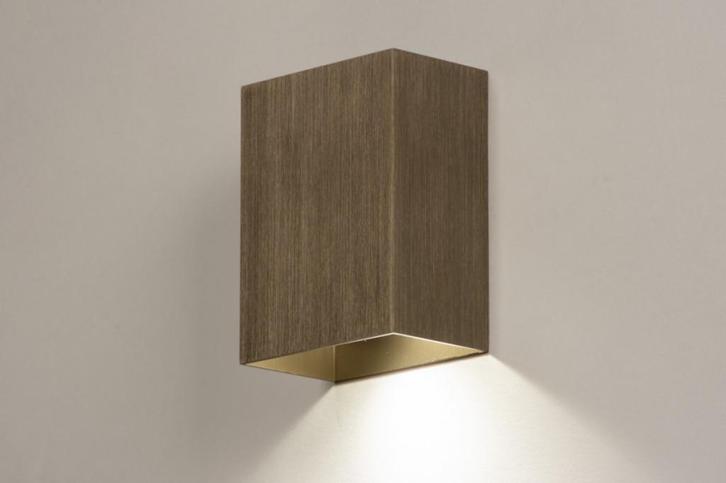 koffiekleur wandlamp of zwart goud bed bank woonkeuken lamp, Huis en Inrichting, Lampen | Wandlampen, Nieuw, Metaal, Ophalen of Verzenden