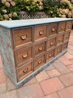 Prachtige brocante apothekerskast, Antiek en Kunst, Curiosa en Brocante, Ophalen