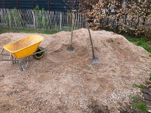Menggranulaat 0-16 mm halfverharding voor pad of oprit, Tuin en Terras, Grind, Keien en Split, Zo goed als nieuw, Overige typen