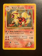 Blaine's Arcanine 1/132, Gym Challenge, Hobby en Vrije tijd, Verzamelkaartspellen | Pokémon, Ophalen of Verzenden, Zo goed als nieuw