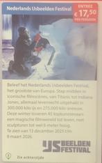 Nederlands IJsbeelden Festival in Biddinghuizen Voordeelbon, Tickets en Kaartjes, Drie personen of meer, Meerdaags