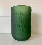 Rivièra Maison kerst windlicht glas groen, Ophalen of Verzenden, Minder dan 50 cm, Groen, Glas