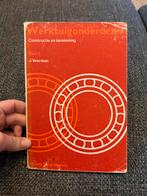 Werktuigonderdelen | Constructie en berekening | J. Veerman, Ophalen of Verzenden, Beta, Gelezen, HBO