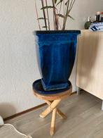 Spaanse plantenbak, Ophalen, Zo goed als nieuw, Blauw, Minder dan 50 cm