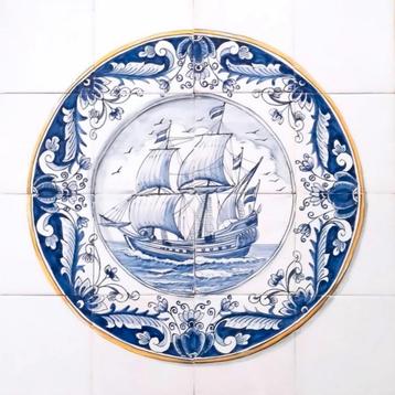 Prachtig tegeltableau, eyecatcher uit de 16e eeuw nieuw! beschikbaar voor biedingen