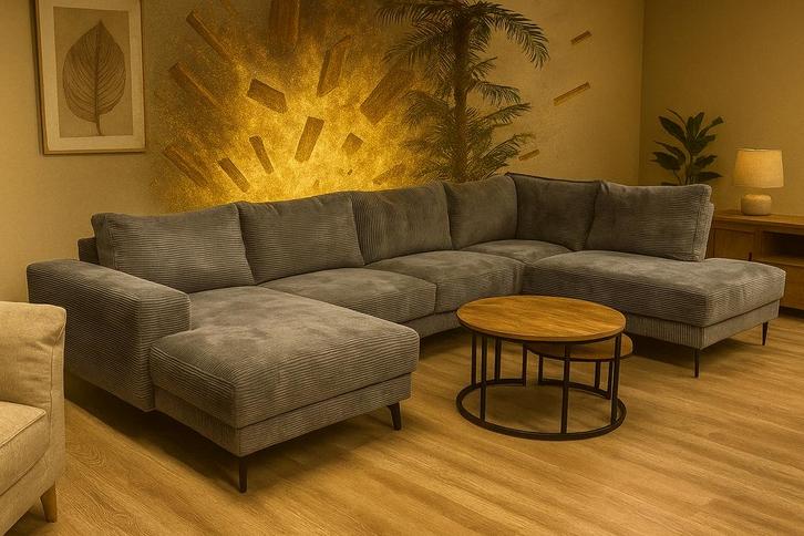 Hoekbanken - bankstellen - direct uit voorraad leverbaar, Huis en Inrichting, Banken | Bankstellen, Nieuw, Ophalen of Verzenden