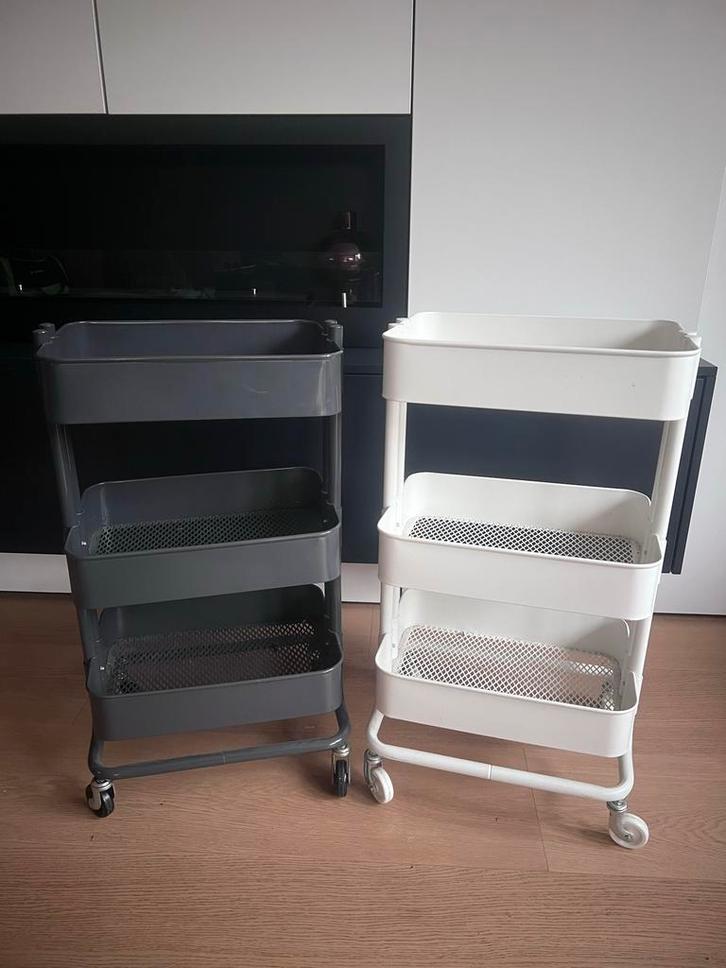 IKEA Raskog trolley - grijs (witte is verkocht), Huis en Inrichting, Keuken | Keukenbenodigdheden, Gebruikt, Ophalen