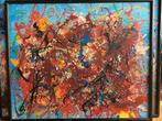 Jano abstract schilderij Rotterdam, Ophalen