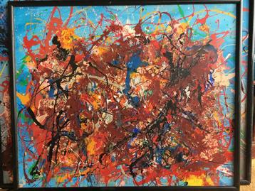 Jano abstract schilderij Rotterdam beschikbaar voor biedingen
