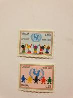 0360 italie setje unicef 1946-1971 postfris, Postzegels en Munten, Postzegels | Europa | Italië, Verzenden