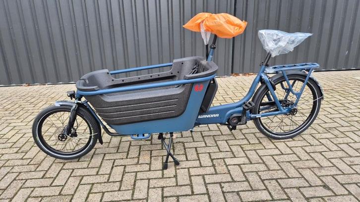 WINORA Family Utility Bike F.U.B. 2W. bakfiets NIEUW!!!, Fietsen en Brommers, Fietsen | Bakfietsen, Nieuw, Overige merken, 2 kinderen