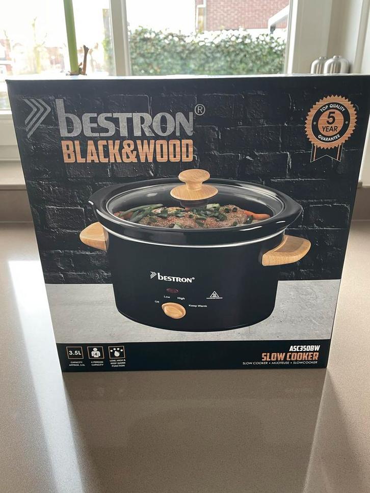 Bestron Slowcooker - Nieuw in doos!, Witgoed en Apparatuur, Slowcookers, Nieuw, Timer, Ophalen